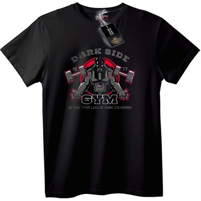 NOONEBRAND Тениска Darth Vader Тъмна страна Фитнес - 2XL, Black
