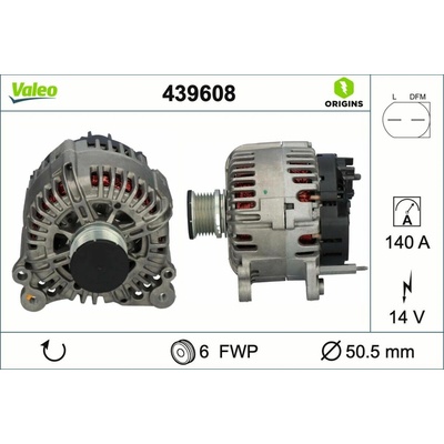 Alternátor VALEO 439608