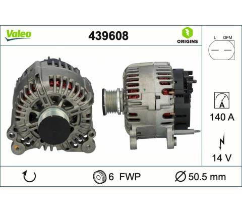 Alternátor VALEO 439608
