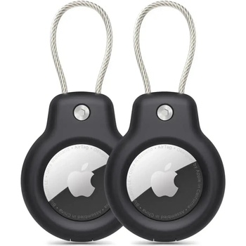 Tech-Protect Калъф Tech-Protect Rough Vein 2-pack за Apple AirTag - черен (5906302360727)