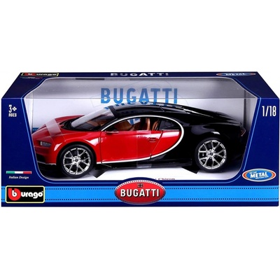 Bburago BB18 11040R Plus Bugatti Chiron červená 1:18
