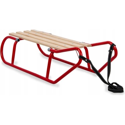 ENERO kovové sáně ANDY 2místné 100 cm červená