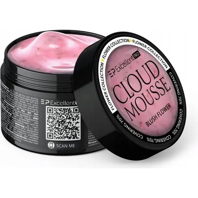 Excellent Pro CloudMousse růžový gel se sušenými kvítky white flower15g
