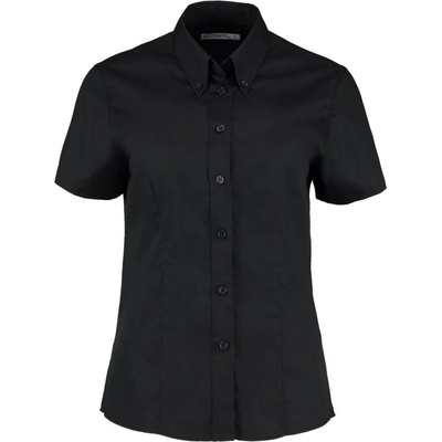 Kustom Kit košile KK 701 Oxford krátký rukáv dámská Černá