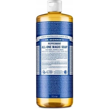 Dr. Bronner's tekuté univerzálne bio mydlo ALL-ONE Peppermint 945 ml