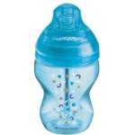 Tommee Tippee Бебешко шише, анти-колик, 0м+, 260 мл, синьо, 1бр (tti053014)