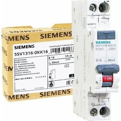 Siemens 2P 16A B 0,03A typ AC 5SV1316-0KK16