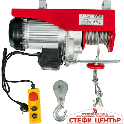 Raider Power Tools Телфер електрически 1000kg 6m 1600W RD-EH03 (121103)