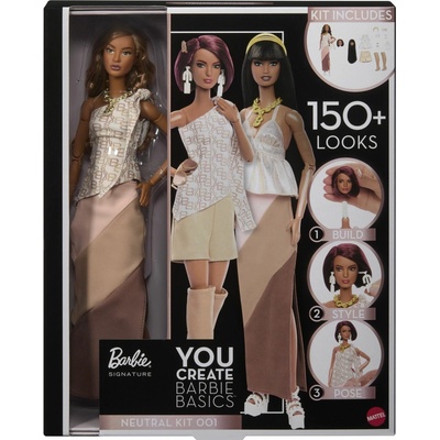 Barbie You Create Barbie Basics Panenka Sada neutrální 001