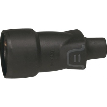 Image 1 of Legrand Куплунг френски черен 2P+Т 16A ІР44 250V гумиран /10бр/ - 050446 (050446)