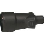 Legrand Куплунг френски черен 2P+Т 16A ІР44 250V гумиран /10бр/ - 050446 (050446)