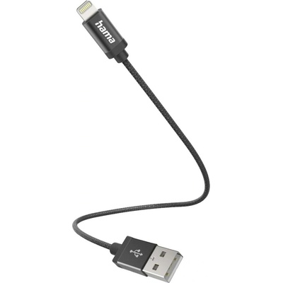 Hama 00201578 Nabíjací USB 2.0 Apple Lightning konektor, USB-A zástrčka 0.20m černý
