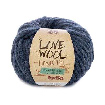 LOVE WOOL Katia Farby LOVE WOOL: 125 džínsová