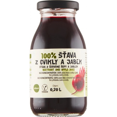 Zdravo 100% cvikla a jablko 200 ml