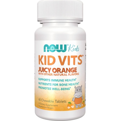 Now Foods Kid Vits Juicy Orange 60 tablet