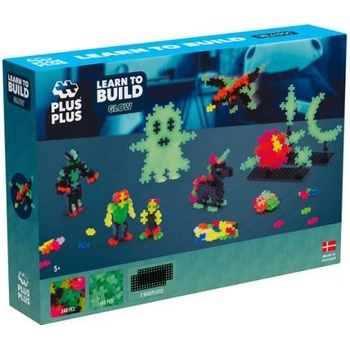 Plus Plus Blocks Naučte se budovat Glow in the Dark Elements
