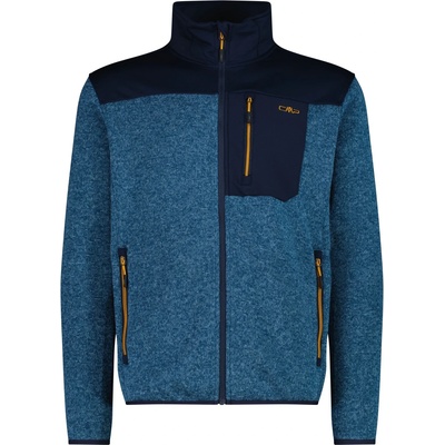 CMP Мъжко поларено яке CMP Jacket with Chest Pocket Fleece jacket - Petroleum / B. Blue - размер 54 (EU) (005-7018-0215)