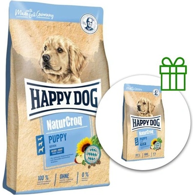 Happy Dog NaturCroq Puppy 15 кг + 3 кг БЕЗПЛАТНО