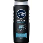 Nivea Rock Salts Shower Gel - Душ гел за мъже за лице, коса и тяло с ревитализиращи соли 500мл
