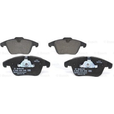 BOSCH Sada brzdových platničiek kotúčovej brzdy 0986494246