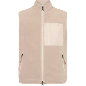 KnowledgeCotton Apparel Мъжки поларен елек KnowledgeCotton Apparel ED Adv. Loose Fit Zip Fleece Vest Fleece vest - Light Feather Gray - размер XXL (032-1654-0115)