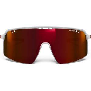 Julbo Очила за колоездене Julbo Intensity Reactiv HC S0-3 (VLT 15-87%) Cycling glasses - White / Neon Orange / Brown - размер M (205-5918-0111)