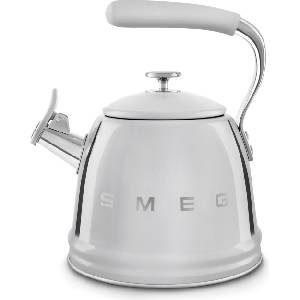 Smeg Чайник със свирка 50's Style сребрист (WKF01SS)