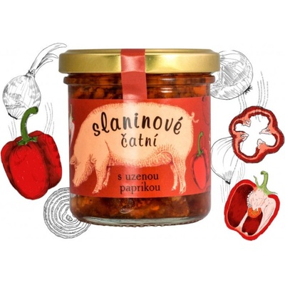 Vinařství Vineco Slaninové čatní s uzenou paprikou 155 g