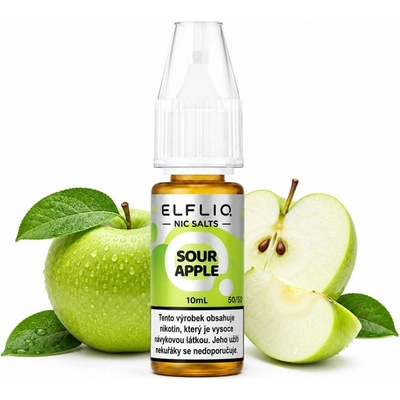 Elf Bar Elfliq Salt Sour Apple 10 ml 20 mg