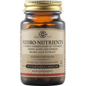 Solgar Neuro-Nutrients, 30 растителни капсули, Solgar