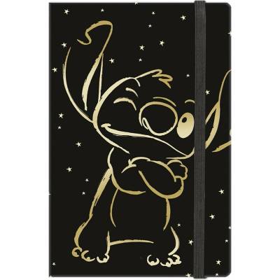 CoolPack Zošit s linkami Stitch Gold 3. A5 s gumičkou R96182PTR