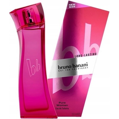 Bruno Banani Pure Dlouhotrvající ovocná toaletní voda dámská 50 ml