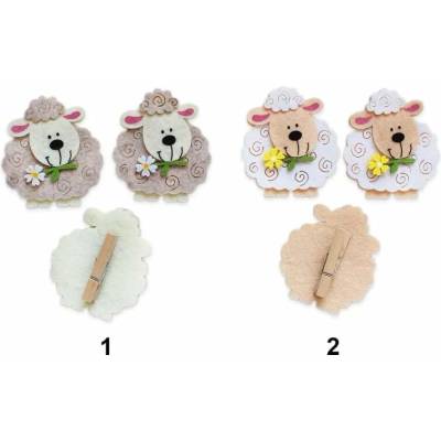 Lepaso Beránek filc kolíček 7,5cm mix