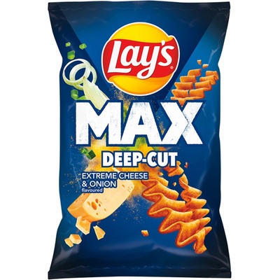 Lay's Maxx Chipsy zemiakové s príchuťou syra a cibulky 120 g