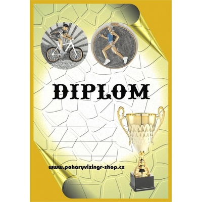 VIZINGR Duatlon ženy diplom A4 č.10