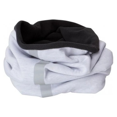 COTTON Zimný nákrčník MB 7300 biely carbon