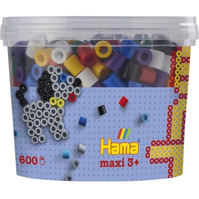 HAMA Maxi Mix zažehlovací korálky barevné 600 ks