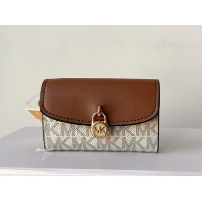 Michael Kors dámská peněženka Lyra vanilla monogram
