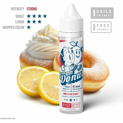 Adams Vape American Series Shake & Vape Lemon Donut 10 ml