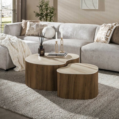 Komfort-nábytok 57-01T Ceramo 3D ceramik Travertine 2 ks