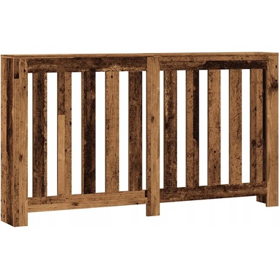 Kryt na radiátor MDF deska 20 x 82 cm hnědý