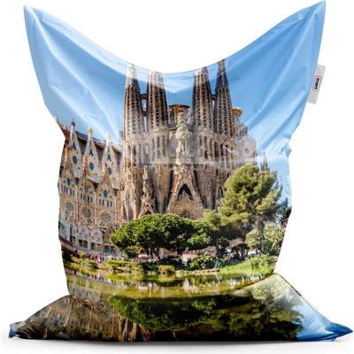 Sablio Sedací vak Classic Barcelona Sagrada Familia 150x100 cm