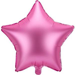 Party Deco Фолиев Балон Звезда в Розово, 48см (fb3s-081)