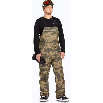 Volcom Мъжки панталони за сноуборд Volcom Roan Bib Overall camouflage