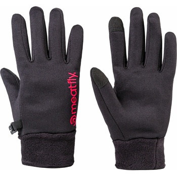 Meatfly дамски ръкавици Ladies Powerstretch Black Pink Meatfly | Cheren | ЖЕНИ | L