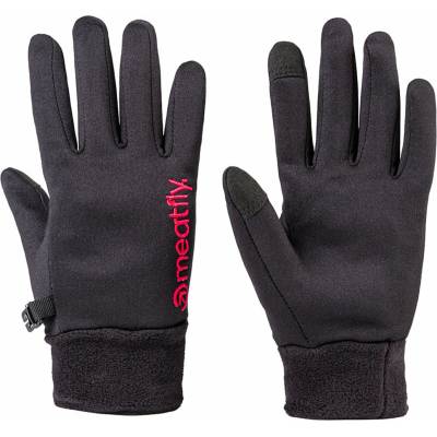 Meatfly дамски ръкавици Ladies Powerstretch Black Pink Meatfly | Cheren | ЖЕНИ | L