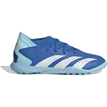 adidas Детски футболни стоножки Adidas Predator Edge. 3 Childrens Astro Turf Trainers - Blue/White