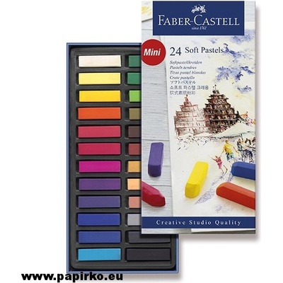 Faber-Castell Prašné pastely mini 24 barev