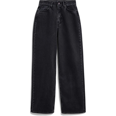 Armedangels Дамски ежедневен панталон ARMEDANGELS Women's Enijaa High Waist Wide Jean Casual trousers - Ebony Black - размер 46 (107-4864-0130)