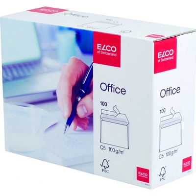 Obálka ELCO C5 bílá samolepící s krycí páskou a vnitřním potiskem 162x229mm 100ks
